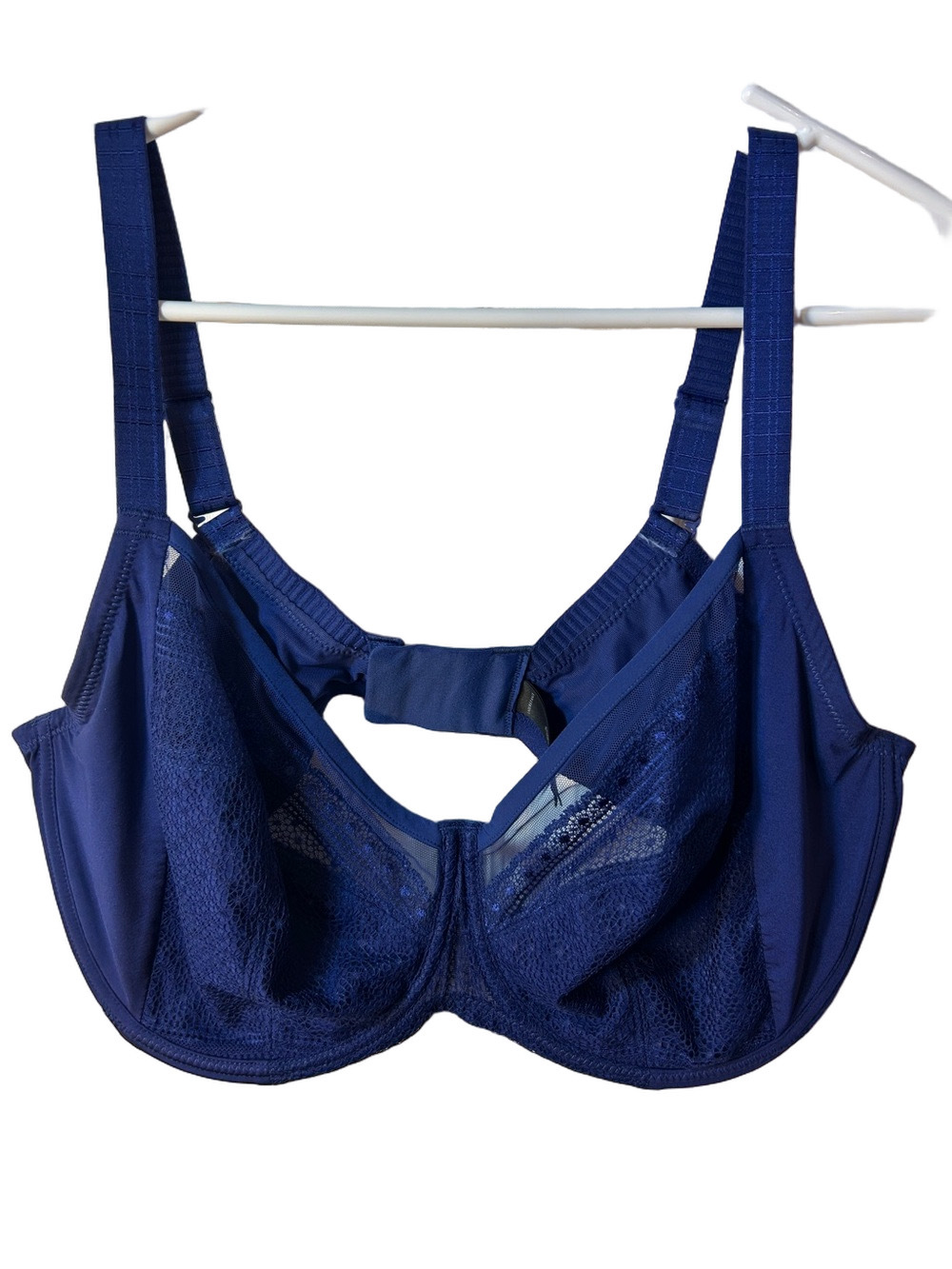 Understance Salma FlexWire Full Coverage Lace Bra in Royal Blue size 38G